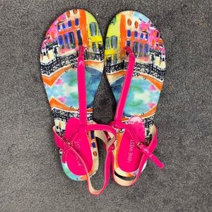 Nine West Hot Pink Sandal